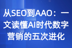 从SEO到AAO：一文读懂AI时代数字营销的五次进化